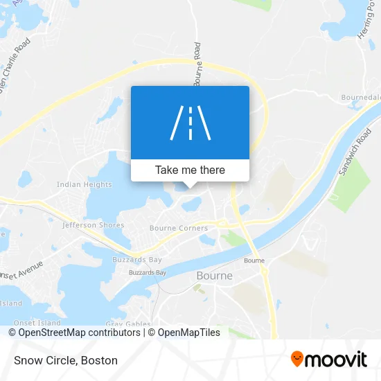 Mapa de Snow Circle