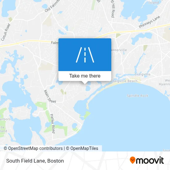 South Field Lane map