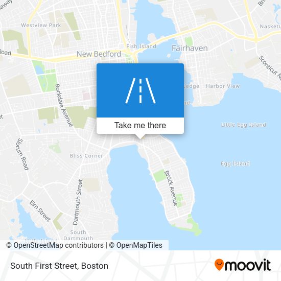 Mapa de South First Street