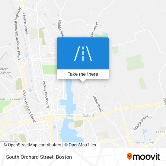 South Orchard Street map
