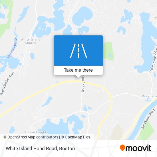 White Island Pond Road map