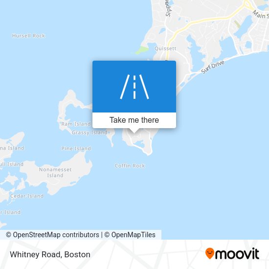 Mapa de Whitney Road