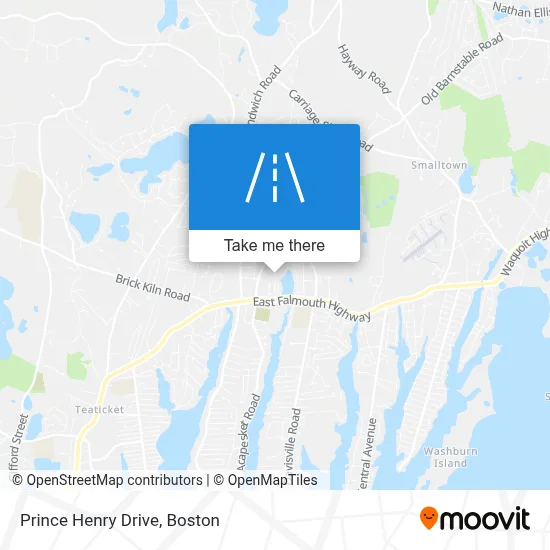 Prince Henry Drive map