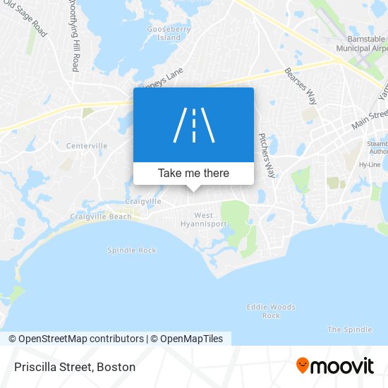 Mapa de Priscilla Street