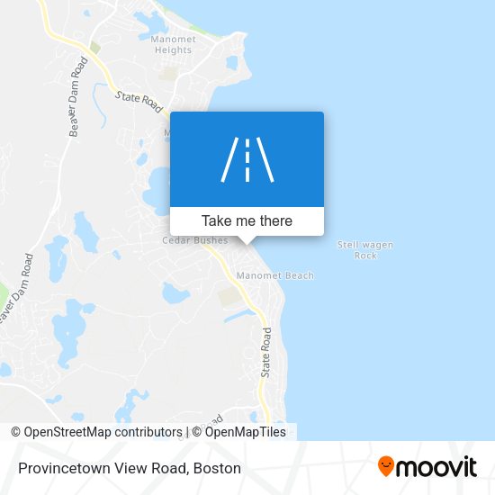 Provincetown View Road map