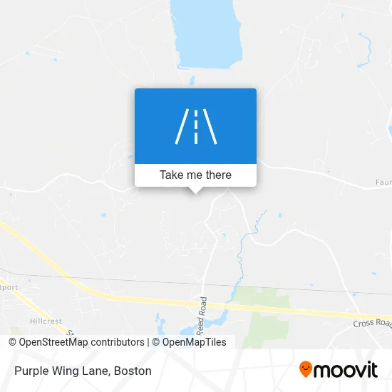 Purple Wing Lane map