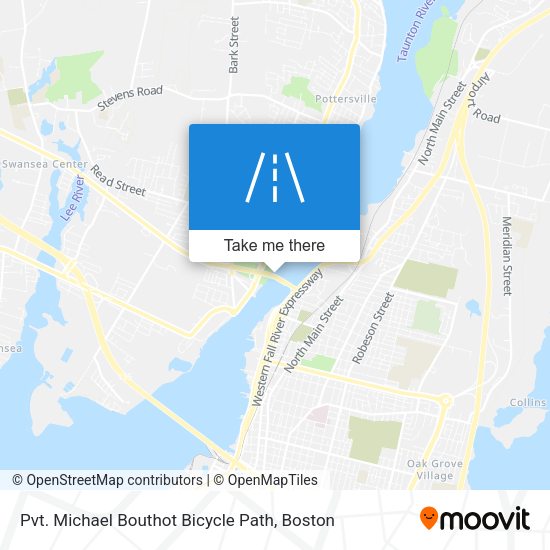 Mapa de Pvt. Michael Bouthot Bicycle Path
