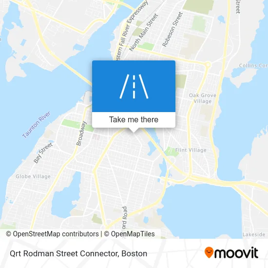 Qrt Rodman Street Connector map