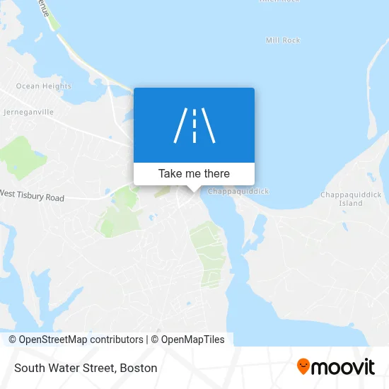 South Water Street map