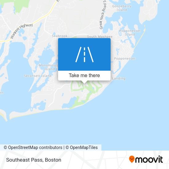 Mapa de Southeast Pass