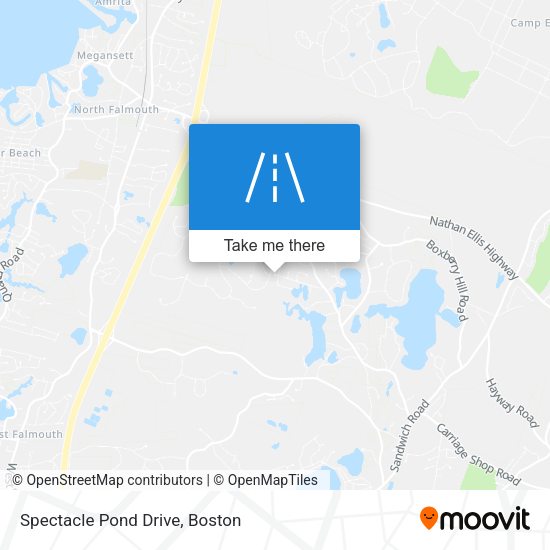 Mapa de Spectacle Pond Drive