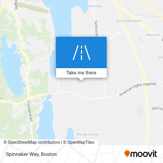 Spinnaker Way map