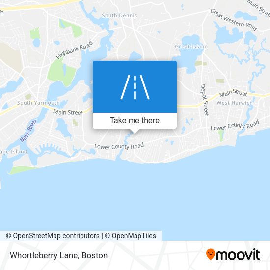 Mapa de Whortleberry Lane