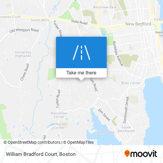 Mapa de William Bradford Court