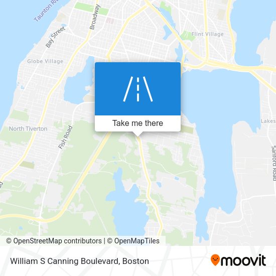 William S Canning Boulevard map
