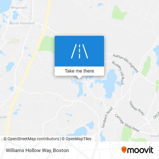 Williams Hollow Way map