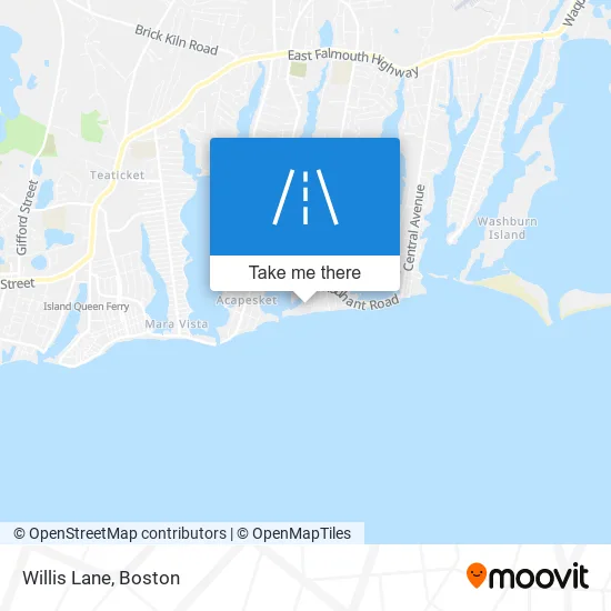 Willis Lane map