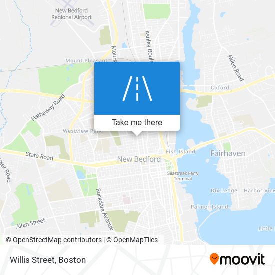 Willis Street map