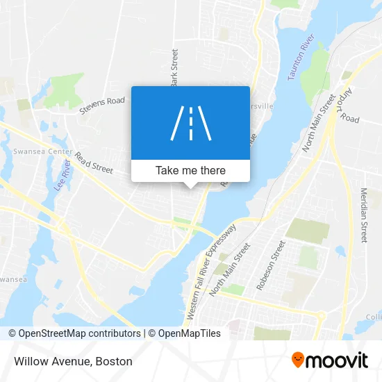 Willow Avenue map