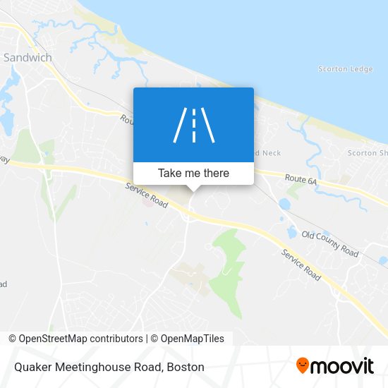 Mapa de Quaker Meetinghouse Road