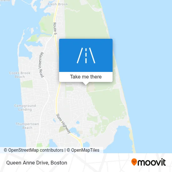 Queen Anne Drive map