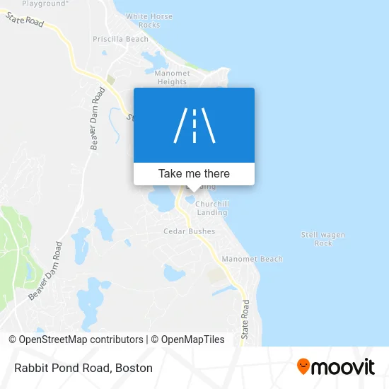 Rabbit Pond Road map