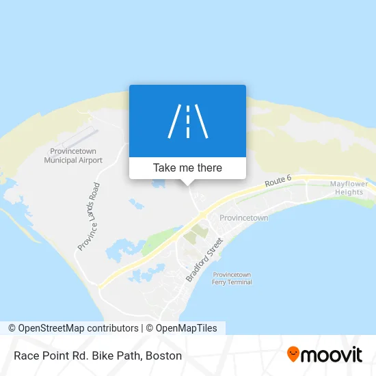 Race Point Rd. Bike Path map