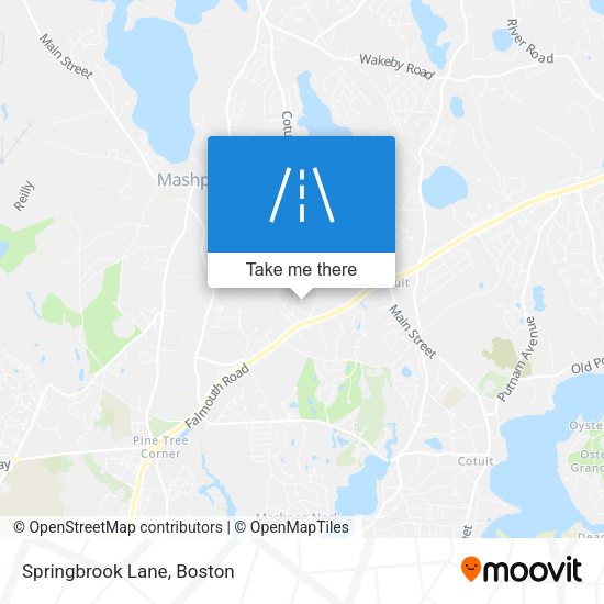 Springbrook Lane map