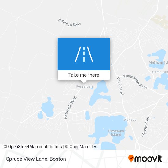 Mapa de Spruce View Lane