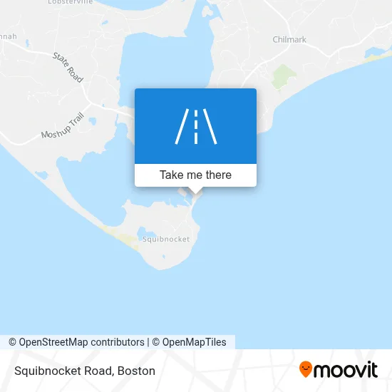 Squibnocket Road map