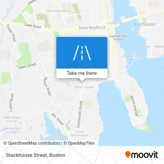 Stackhouse Street map