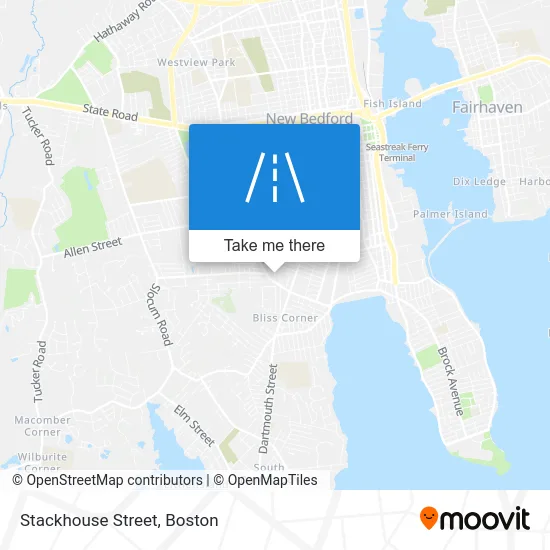 Stackhouse Street map