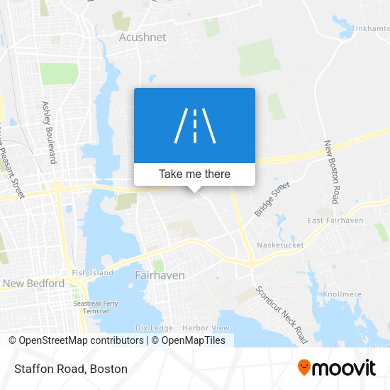 Mapa de Staffon Road