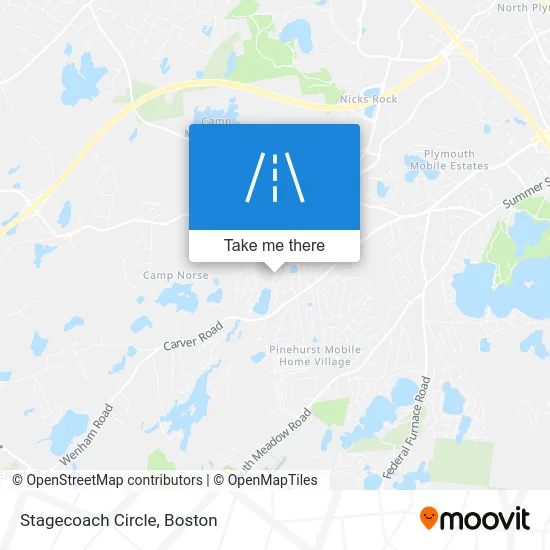 Stagecoach Circle map