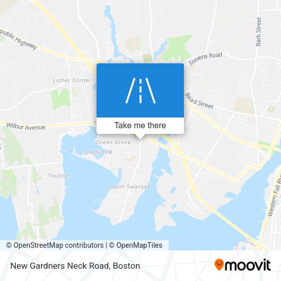New Gardners Neck Road map
