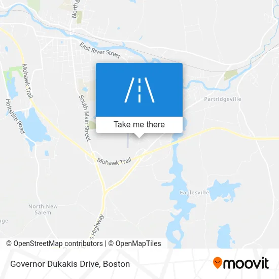 Governor Dukakis Drive map