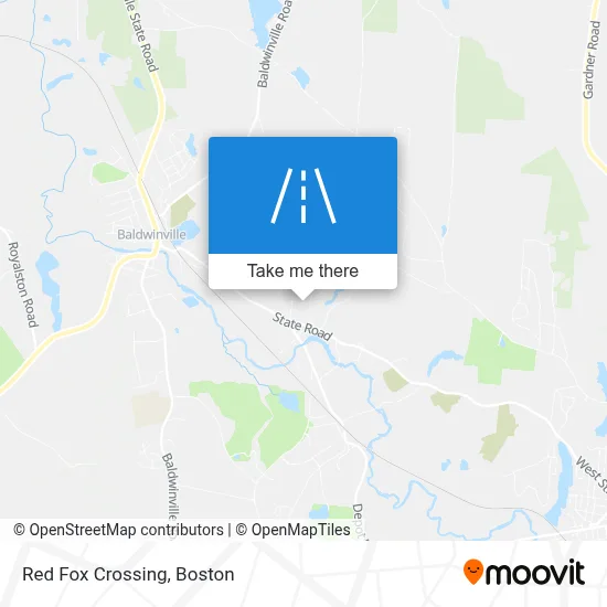 Red Fox Crossing map