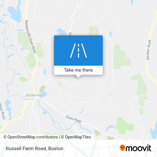 Russell Farm Road map