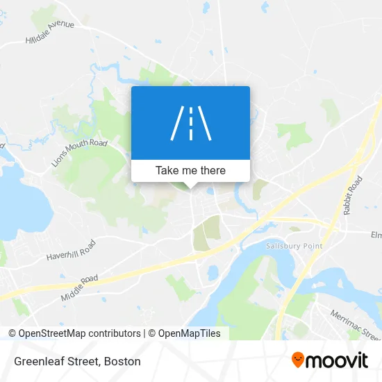 Greenleaf Street map