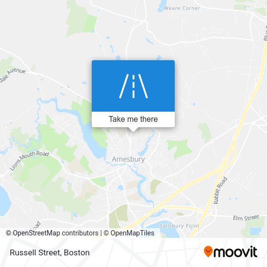 Mapa de Russell Street
