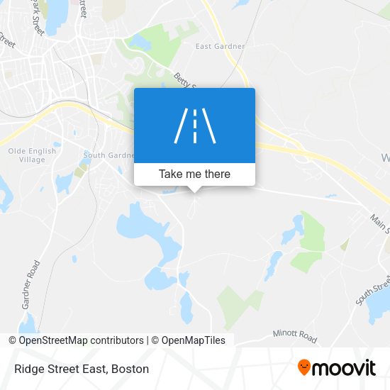 Mapa de Ridge Street East