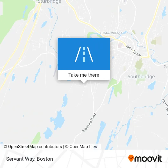 Servant Way map