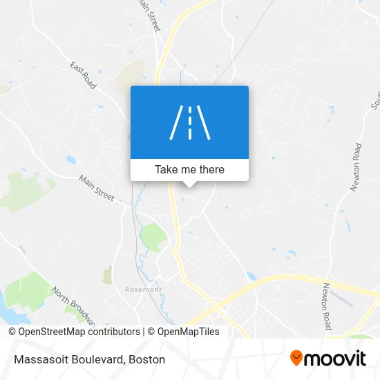 Massasoit Boulevard map