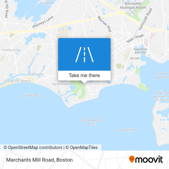 Mapa de Marchants Mill Road