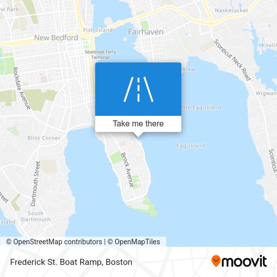 Mapa de Frederick St. Boat Ramp