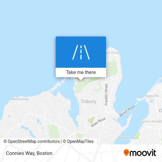Connies Way map