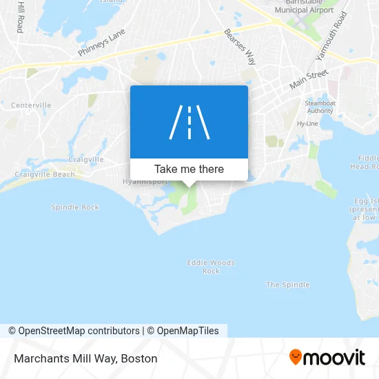 Marchants Mill Way map