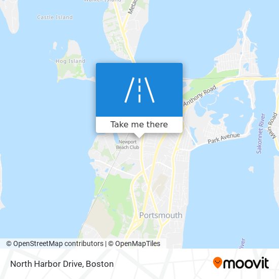 North Harbor Drive map