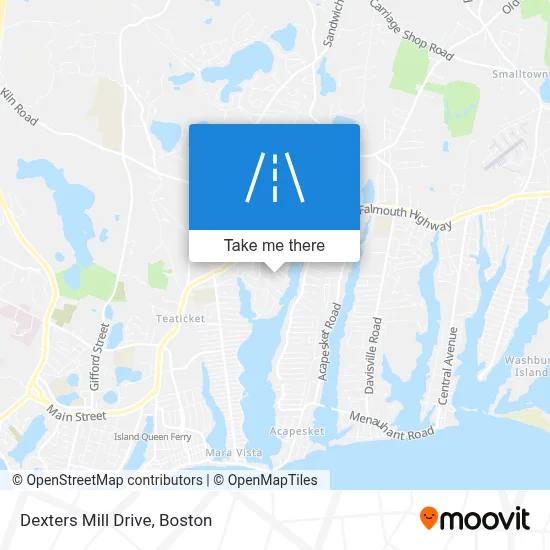 Dexters Mill Drive map