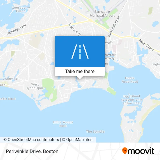 Periwinkle Drive map